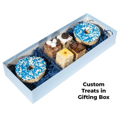 4 Assorted Handmade Marshmallow Crispy Rice Treats Plus 2 Individually Wrapped Crispy Rice Donuts